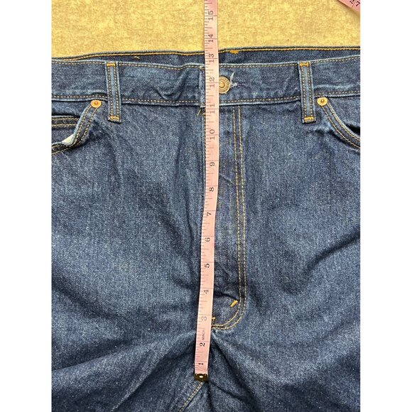 Vintage Levi's 505 Orange Tab Straight Leg Medium Wash Denim Jeans 42 X 34 - Picture 9 of 10